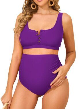 Zando Plus Size Maternity Swimsuit 2XL N4562